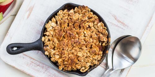 MINCEMEAT AND APPLE OAT CRUMBLE