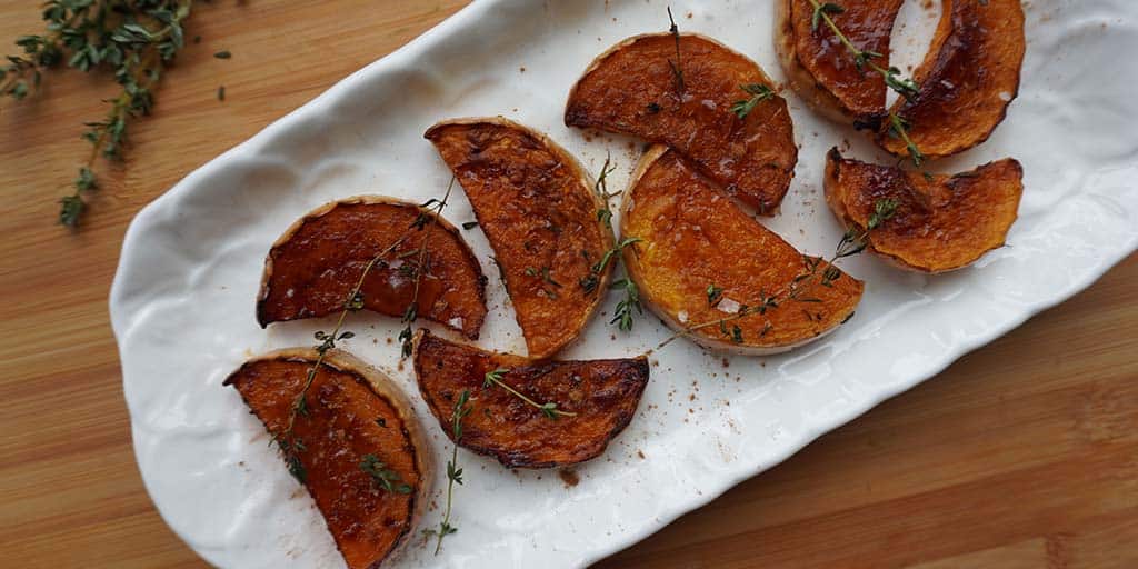 ROASTED BUTTERNUT SQUASH WITH HONEY, THYME & CINNAMON - Charles ...
