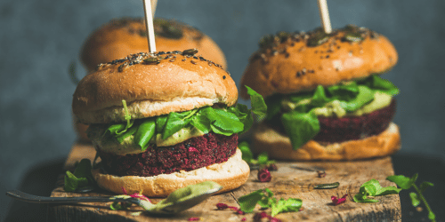 Beetroot & Quinoa Burgers