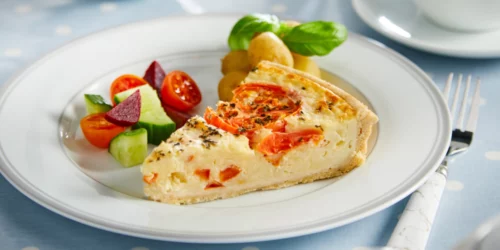 Servings: Tomato & Basil Quiche